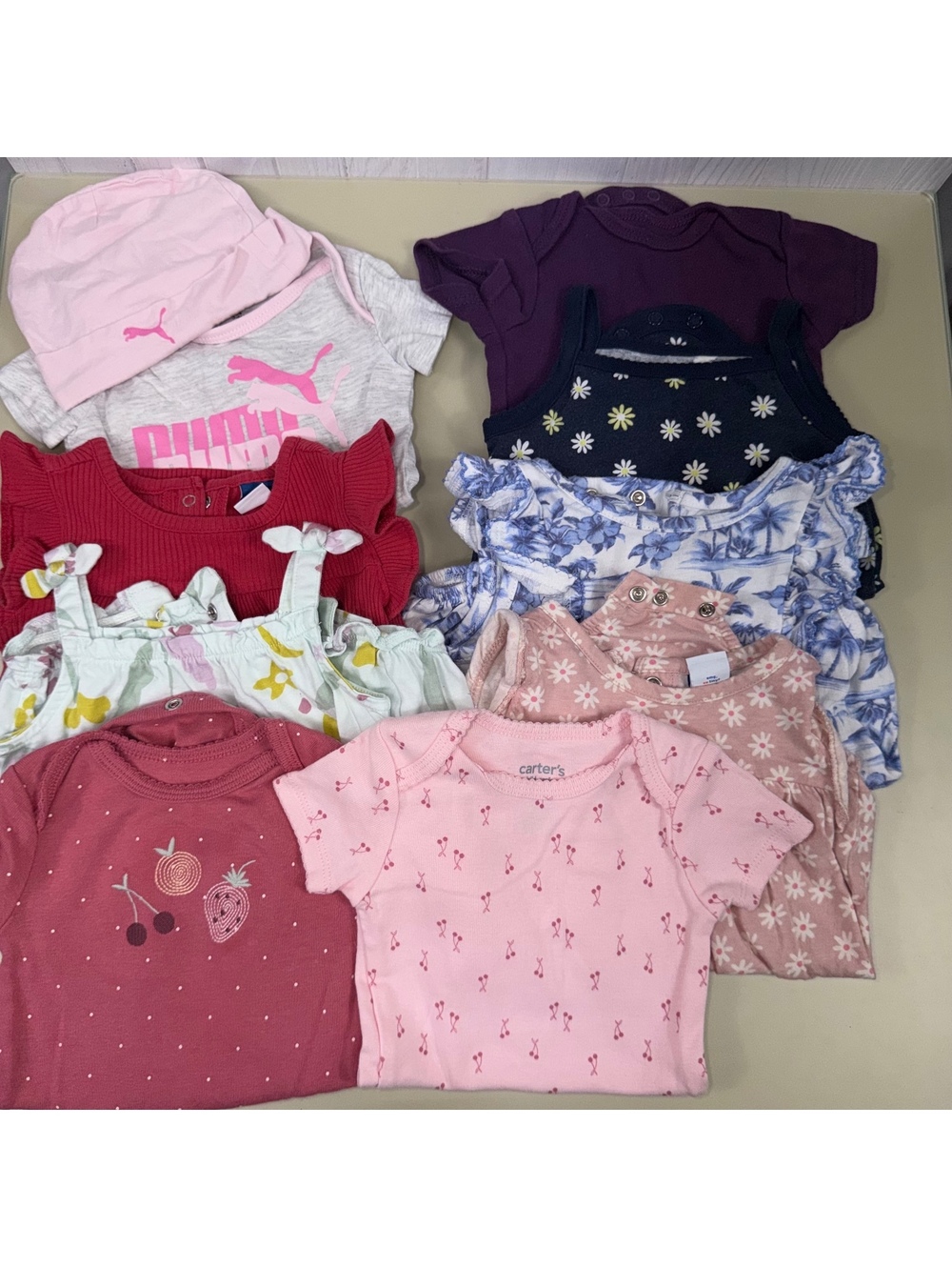 Girls 3-6 Months 10-Piece Clothing Lot